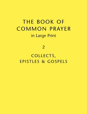 Book Of Common Prayer (BCP) Large Print, Yellow (Hard Cover)