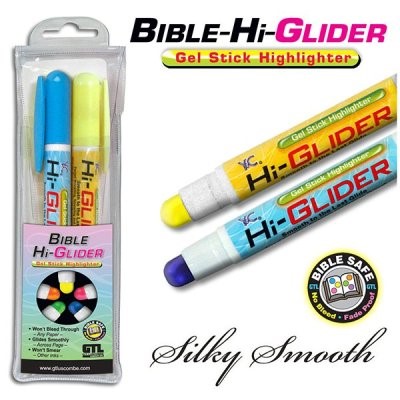 Bible Hi-Glider Yellow/Blue Gel (Pen)