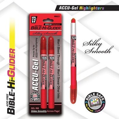 Bible Hi-Glider Red 2-pack (Pen)