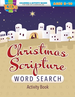 Christmas Scripture Word Search Activity Book (Paperback)