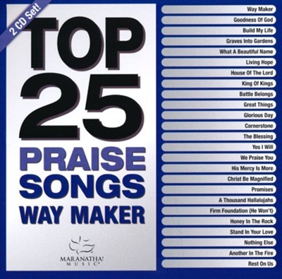 Top 25 Praise Songs - Way Maker CD (CD-Audio)