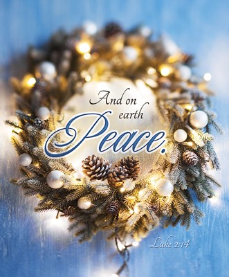 And on Earth Peace Christmas Large Bulletin (pack of 100) (Bulletin)