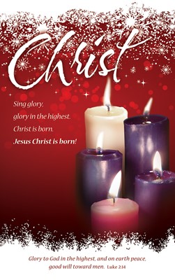 Christ Advent Week 5 Bulletin (pack of 100) (Bulletin)
