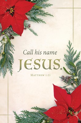 Call His Name Jesus Christmas Bulletin (pack of 100) (Bulletin)