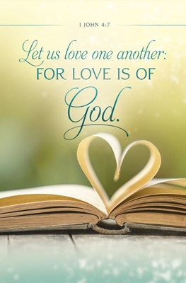 Love One Another Inspirational Bulletin (pack of 100) (Bulletin)