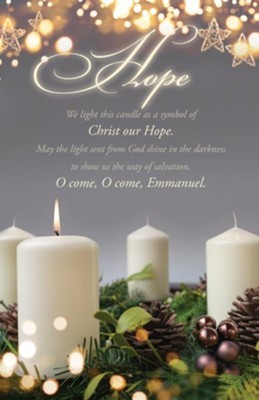 Hope Advent Week 1 Bulletin (pack of 100) (Bulletin)