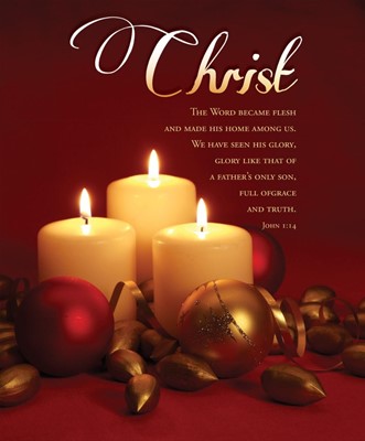 Christ John 1:14 Advent Week 5 Large Bulletin (pack of 100) (Bulletin)