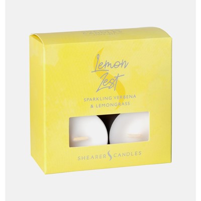 Lemon Zest Scented Tealights (Box of 8) (General Merchandise)