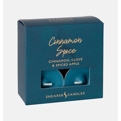 Cinnamon Spice Scented Tealights (Box of 8) (General Merchandise)