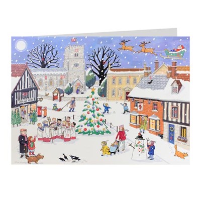 Advent Calendar Card Christmas in the Village (Cards)