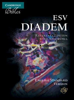 ESV Diadem Reference Edition with Apocrypha, Red (Genuine Leather)