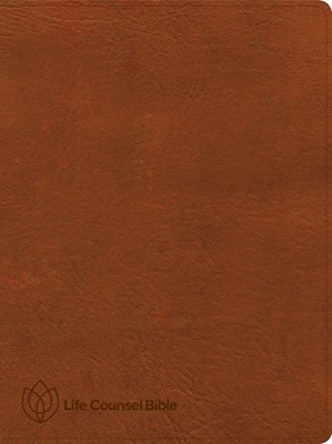 CSB Life Counsel Bible, Burnt Sienna LeatherTouch (Imitation Leather)