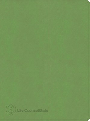 CSB Life Counsel Bible, Grass Green LeatherTouch, Indexed (Imitation Leather)