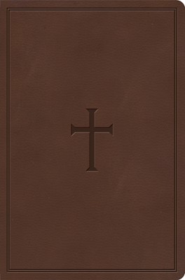 CSB Giant Print Reference Bible, Brown LeatherTouch (Imitation Leather)