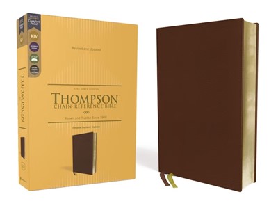 KJV Thompson Chain-Reference Bible, Brown Calfskin Leather (Genuine Leather)