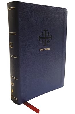 NKJV End-of-Verse Reference Bible, Large Print, Blue (Imitation Leather)