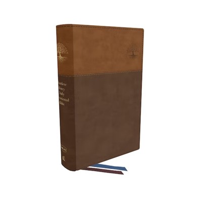 NKJV Matthew Henry Daily Devotional Bible, Brown, Indexed (Imitation Leather)