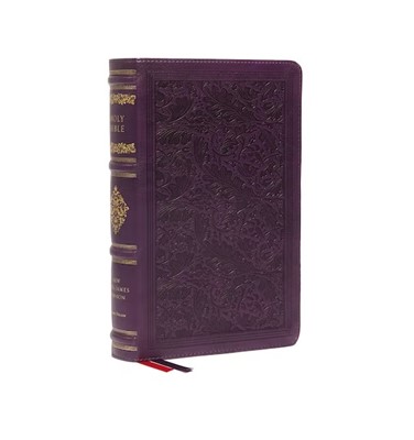 NKJV Wide-Margin Reference Bible, Purple (Imitation Leather)
