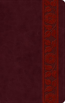 ESV Large Print Personal Size Bible, Mahogany (Imitation Leather)