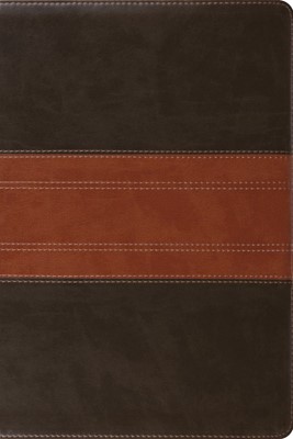 ESV Study Bible, Personal Size, Forest/Tan (Imitation Leather)