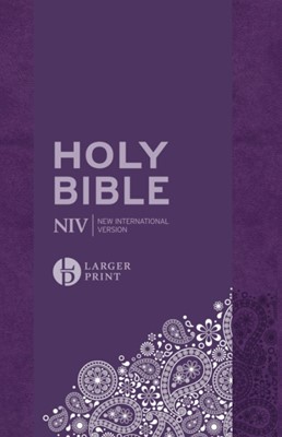 NIV Larger Print Personal Purple Soft-Tone Bible (Imitation Leather)