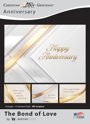 Bond of Love Anniversary Boxed Cards (box of 12) (Cards)