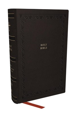 NKJV Compact Paragraph-Style Reference Bible, Black (Imitation Leather)