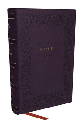 NKJV Compact Paragraph-Style Reference Bible, Purple (Imitation Leather)