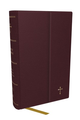KJV Compact Reference Bible, Burgundy with Flap (Imitation Leather)