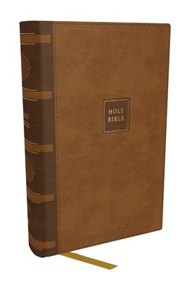 KJV Compact Reference Bible, Brown (Imitation Leather)