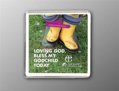 Christenings - Magnet Gift for Godparents (pack of 10) (Other Merchandise)