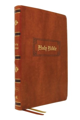 KJV Giant Print Thinline Bible, Tan (Imitation Leather)