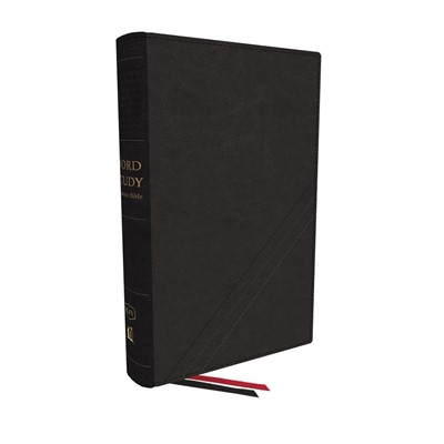 KJV Word Study Reference Bible, Black, Indexed (Bonded Leather)