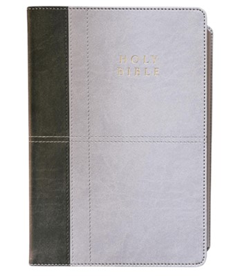 Reformation Heritage KJV Study Bible, Two-Tone Gray (Imitation Leather)