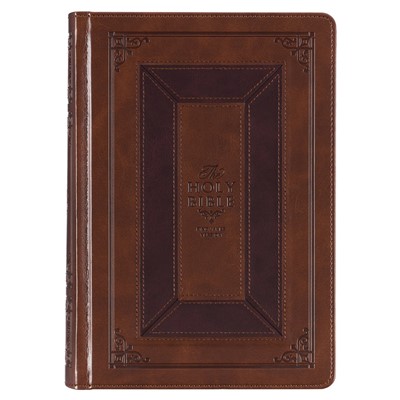 KJV Study Bible, Toffe/Burgundy, Indexed (Imitation Leather)