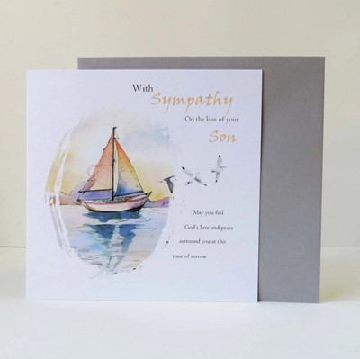 Still Waters Son Sympathy Card (Cards)