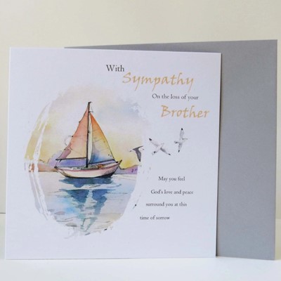Still Waters Brother Sympathy Card (Cards)
