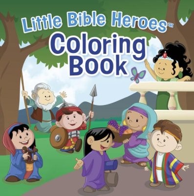 Little Bible Heroes Coloring Book (Paperback)