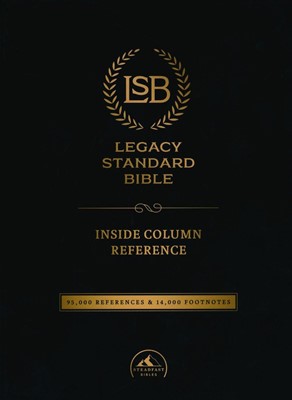 LSB Inside Column Reference Black Cowhide Indexed (Leather Binding)