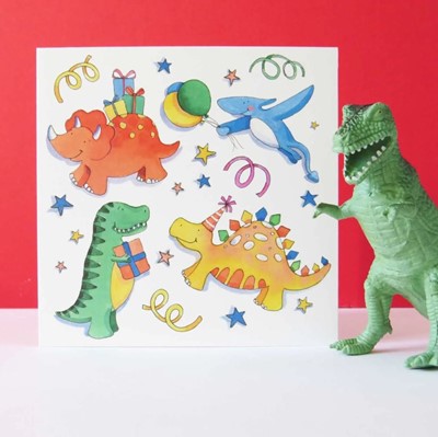 Dinosaurs Birthday Card (Cards)