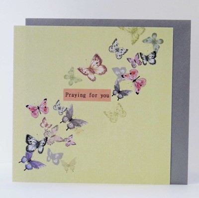 Praying For You Butterflies Card (Cards)