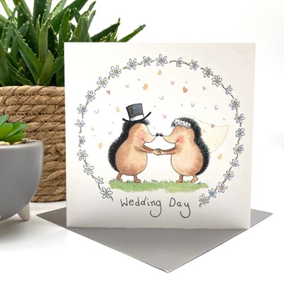 Wedding Hedgehogs Card (Cards)