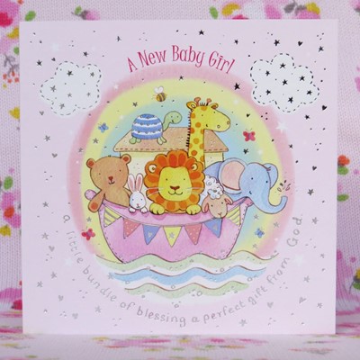 New Baby Girl Card (Cards)