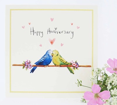 Love Birds Anniversary Card (Cards)