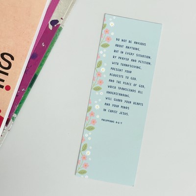 Do Not Be Anxious (Cherry Blossom) Bookmark (Bookmark)