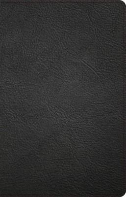 NASB Large Print Thinline Bible, Black Premium Goatskin (Leather Binding)
