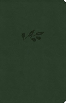 NASB Large Print Thinline Bible, Olive Leathertouch (Imitation Leather)