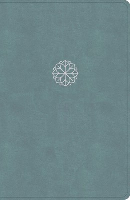 CSB Personal Size Giant Print Bible, Earthen Teal (Imitation Leather)