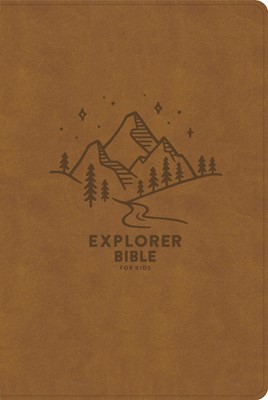 CSB Explorer Bible For Kids, Brown Mountains Leathertouch (Imitation Leather)