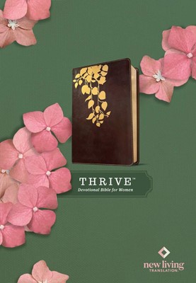 NLT Thrive Devotional Bible for Women, Deep Brown (Imitation Leather)